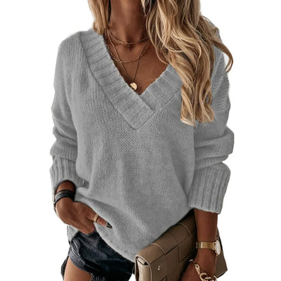 Leila | V-neck Knitted Sweater